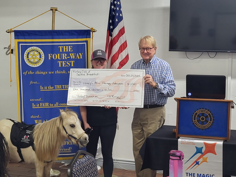 Sanford Rotary Gives Back!
